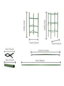 1pc Plant Support Stake - Green - View 2