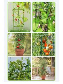 1pc Plant Support Stake - Green - View 3