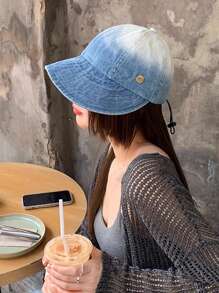 Sombrero con diseño de cordón ajustable - Multicolor - Ver 2