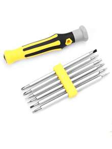 1 set 12 en 1 hierro de aleación multifuncional profesional para doméstico - Amarillo - Ver 3