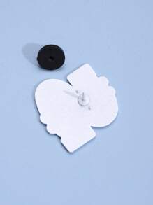 1入組可愛卡通錢設計胸針適合女士日常裝飾 - 彩色 - 查看 2