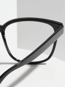 1 件装黑色厚框眼镜，适合男士、商务、学生、情侣、教师节礼物