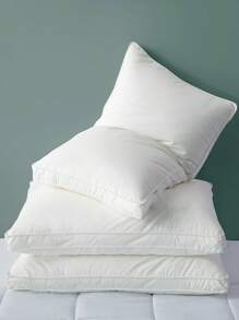 1pc Pure White Double Sided Pillow Core, Comfortable Bed Pillow Insert For Home, Bedding, Pillow Inserts, Pillows For Bed