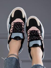 Giày thể thao thời trang cổ thấp nhẹ thoáng khí ngoài trời cho nữ cho mùa xuân, hạ, thu, đông - Nhiều màu - Xem 4