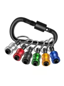 6 piezas Destornillador de colores portátil multifuncional acero carbono para doméstico - Multicolor - Ver 1