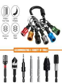 6 piezas Destornillador de colores portátil multifuncional acero carbono para doméstico - Multicolor - Ver 4