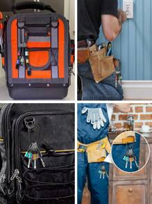 6 piezas Destornillador de colores portátil multifuncional acero carbono para doméstico - Multicolor - Ver 6