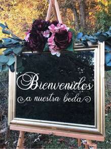 1 miếng dán tường hình chữ cái màu trắng, miếng dán tường PVC chống thấm nước hiện đại dùng để trang trí nhà cửa, miếng dán, miếng dán tường, miếng dán vinyl dùng để trang trí nhà cửa, vật dụng trang trí mùa xuân làm mới ngôi nhà của bạn, miếng dán trang trí lễ hội quà tặng sinh nhật tốt nghiệp - trắng - Xem 2