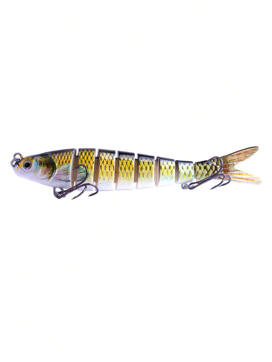 1 pieza 14CM 25g duro cuerpo Bajo pesca articulado - Multicolor - Ver 1