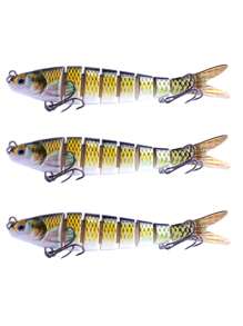 1 pieza 14CM 25g duro cuerpo Bajo pesca articulado - Multicolor - Ver 5