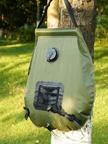 Outdoor Camping 20L Solar Shower Hot Water Bag Camping Stuff - Army Green - View 2