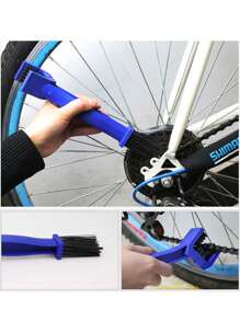 自行車鏈條清潔刷 - 藍色 - 查看 6