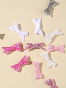 12pcs Assorted Cute & Creative Baby Hair Clips, Fashionable Hair Accessories Shipped With Random Cards - Multicolor - View 3