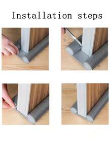 1pc Grey Sealing Strip, Modern Polyester Sealant Tape For Home - Grey - View 8