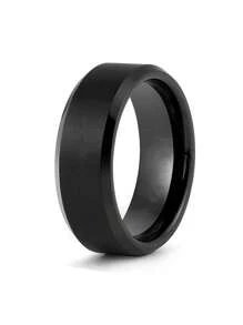 1 peça Anel moda aço inoxidável minimalista para homens para decoração diária