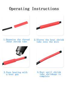 164pcs Multifunctional Heat Shrink Tube Set, Colorful Heat Shrink Tube Set For Household - Multicolor - View 4