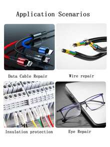 164pcs Multifunctional Heat Shrink Tube Set, Colorful Heat Shrink Tube Set For Household - Multicolor - View 8