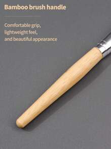 1 Cọ đánh nền bằng tre đa chức năng - Màu Khaki - Xem 6