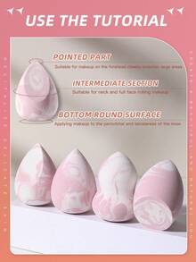 8pcs Makeup Sponge Set - Multicolor - View 7