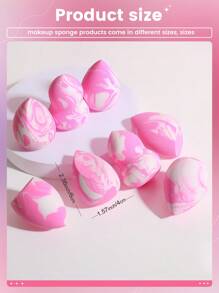 8pcs Makeup Sponge Set - Multicolor - View 3