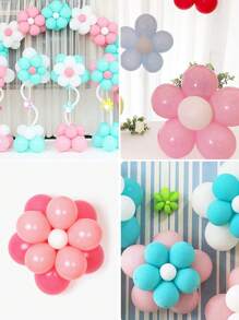 20入組塑料氣球領帶夾派對用極簡主義透明氣球密封夾