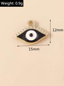 10 bucăți/set Creative colorat Hamsa Hand DIY Pandantiv pentru DIY Colier Bijuterii - Multicolor - Vizualizare 6