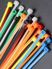 Bộ 100 Đồng Màu Tự Khóa Cáp Nylon Khóa Kéo Thắt, Nhựa Đa Năng Tự Khóa Dây Cáp Cho Gia Đình - màu xanh lá - Xem 6