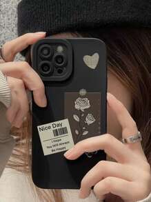 Ốp Điện Thoại Họa Tiết Hoa Tương Thích Với iPhone15/15Plus/15Pro/15Promax - Nhiều màu - Xem 1