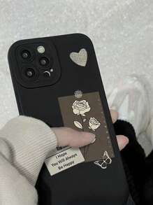 Ốp Điện Thoại Họa Tiết Hoa Tương Thích Với iPhone15/15Plus/15Pro/15Promax - Nhiều màu - Xem 3
