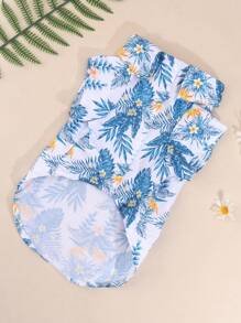 A Lightweight Polyester Hook And Loop Hawaiian Style Shirt For Cats And Dog Costume, Suitable For Small Cats And Dog Clothes To Wear At Home And Outdoors In All Seasons (The Product Is Small In Size, It Is Recommended To Purchase 1-2 Sizes Larger) - Multicolor - View 8