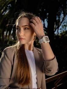 CIGADesign Reloj mecánico impermeable esqueleto - Blanco - Ver 2