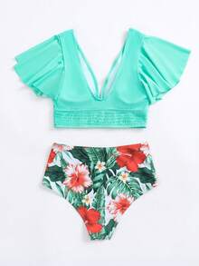 Bộ Bikini Nữ Thêu Smock Nhiệt đới - Nhiều màu - Xem 5