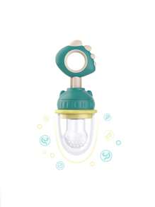 嬰兒矽膠咀嚼棒牙膠牙齒護理牙刷訓練環 - 綠色 - 查看 2