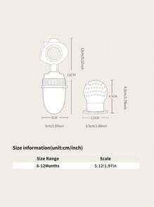 嬰兒矽膠咀嚼棒牙膠牙齒護理牙刷訓練環 - 綠色 - 查看 4