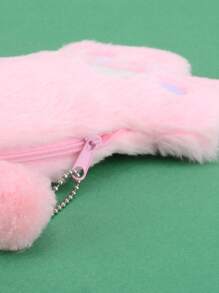 1pc Paw Design Pencil Bag - Pink - View 4