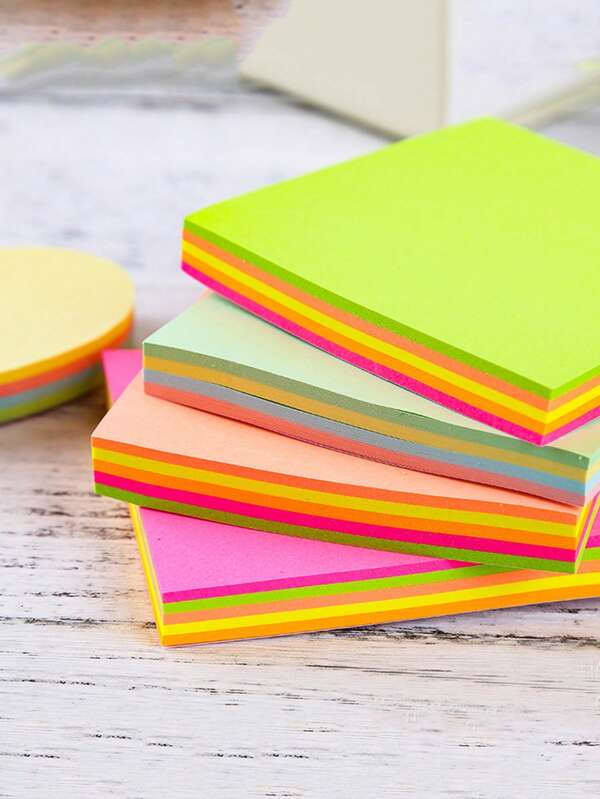 100pcs Plain Sticky Note SHEIN USA