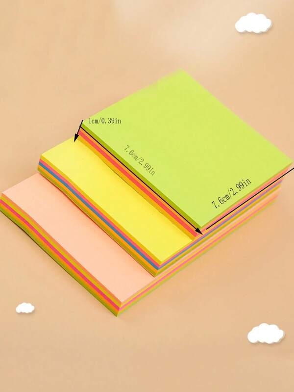 100pcs Plain Sticky Note SHEIN USA