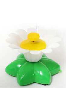 1 pieza Palo para gato con diseño de flor con diseño de mariposa al azar para gato para jugar - Multicolor - Ver 2