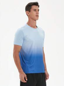 Manfinity Sport Corelite Men Ombre Sports Tee - Blue - View 5