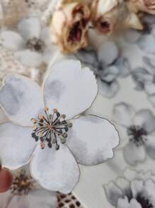 20 piezas Pegatina con diseño de flor