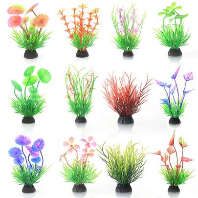 5 cái Trang trí thực vật thủy sinh nhân tạo cho bể cá để trang trí