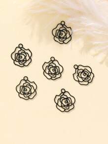 50 peças/conjunto Pingente faça você mesmo flor