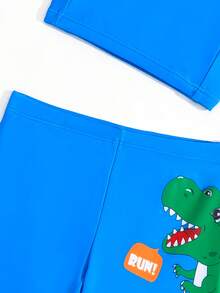 小男童卡通圖案泳褲