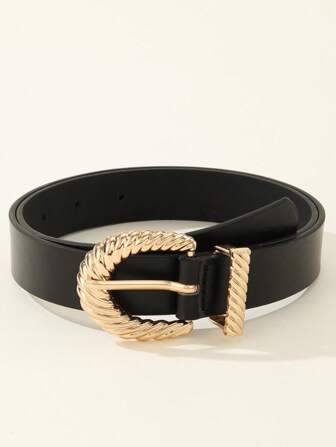 紋理質感搭扣腰帶