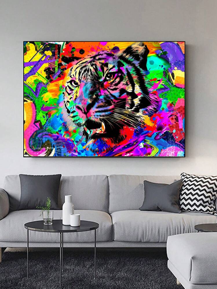 6 Quadri Su Tela Leopardati 20x25 Cm – Decorazione Murale Senza Cornice Per Camera Da Letto E Soggiorno