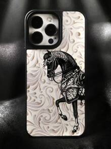 Horse Pattern Phone Case - Multicolor - View 1