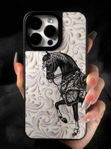 Horse Pattern Phone Case - Multicolor - View 7