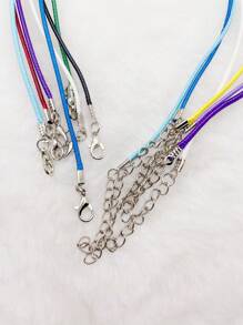 20pcs/set Fashion 1.5 CM Colorful Necklace Rope Sets For DIY Necklace Jewelry Making - Multicolor - View 2