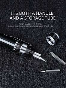 10pcs/set Aluminum Alloy Screwdriver Set, Simple Maintenance Tool Set For Home - Multicolor - View 6