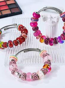 50pcs/set Fashion Rhinestone Decor DIY Bead For Women For DIY Jewelry Making